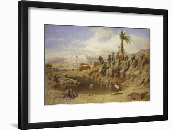 Temple of Karnak at Luxor, Egypt-Carl Friedrich Werner-Framed Giclee Print