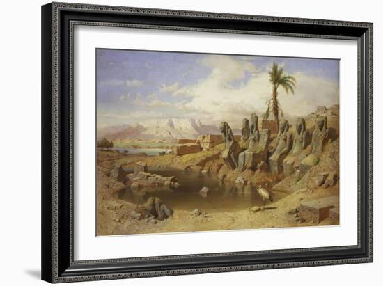 Temple of Karnak at Luxor, Egypt-Carl Friedrich Werner-Framed Giclee Print