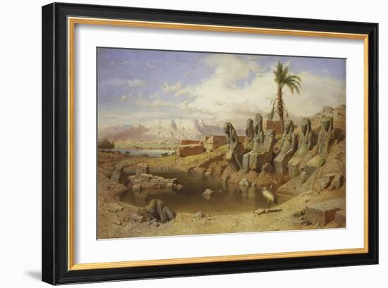 Temple of Karnak at Luxor, Egypt-Carl Friedrich Werner-Framed Giclee Print