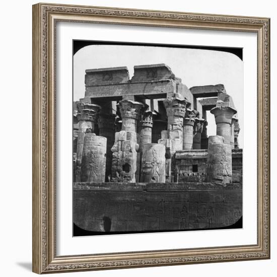 Temple of Kom Ombo, Egypt, C1890-Newton & Co-Framed Photographic Print