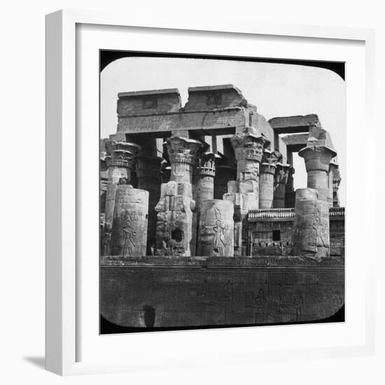 Temple of Kom Ombo, Egypt, C1890-Newton & Co-Framed Photographic Print