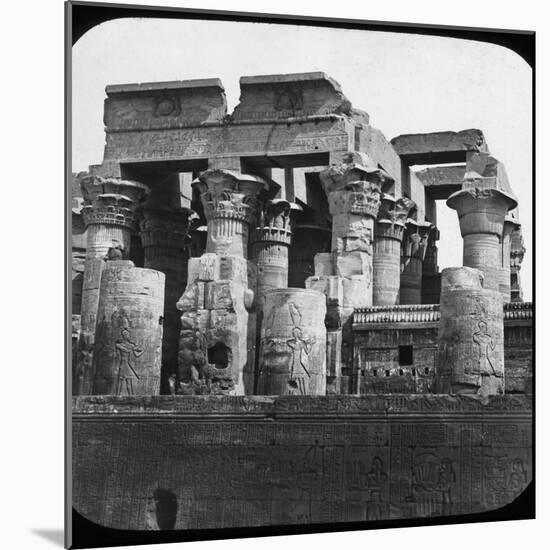 Temple of Kom Ombo, Egypt, C1890-Newton & Co-Mounted Photographic Print