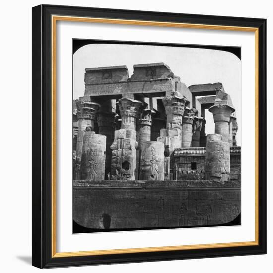 Temple of Kom Ombo, Egypt, C1890-Newton & Co-Framed Photographic Print