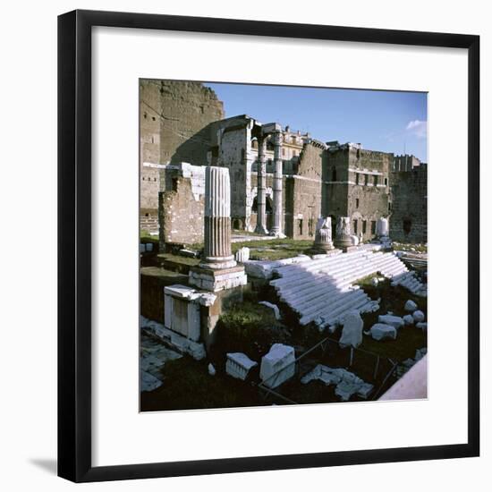 Temple of Mars Utor in Rome, 1st century. Artist: Unknown-Unknown-Framed Photographic Print