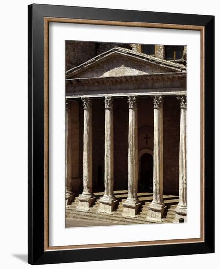 Temple of Minerva - Church of Santa Maria Sopra Minerva - Facade-Michelangelo Buonarroti-Framed Photographic Print