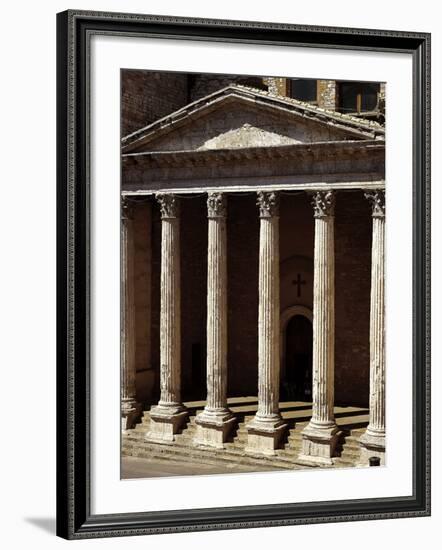 Temple of Minerva - Church of Santa Maria Sopra Minerva - Facade-Michelangelo Buonarroti-Framed Photographic Print