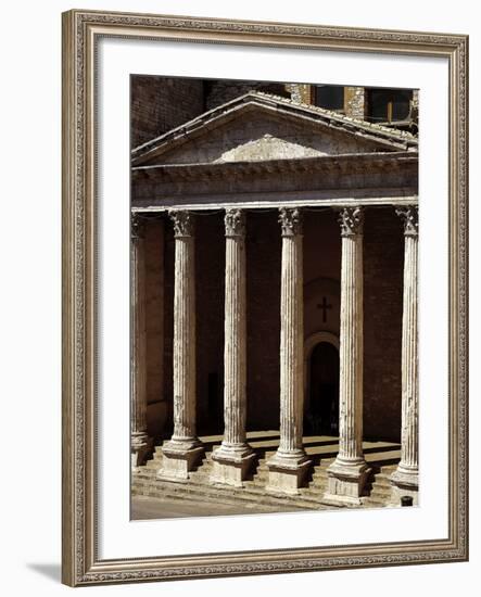 Temple of Minerva - Church of Santa Maria Sopra Minerva - Facade-Michelangelo Buonarroti-Framed Photographic Print