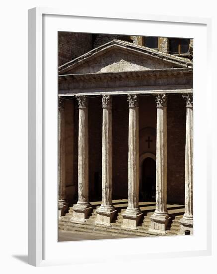 Temple of Minerva - Church of Santa Maria Sopra Minerva - Facade-Michelangelo Buonarroti-Framed Photographic Print