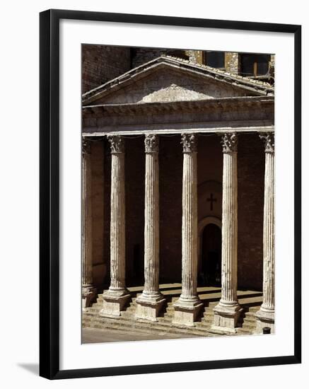 Temple of Minerva - Church of Santa Maria Sopra Minerva - Facade-Michelangelo Buonarroti-Framed Photographic Print