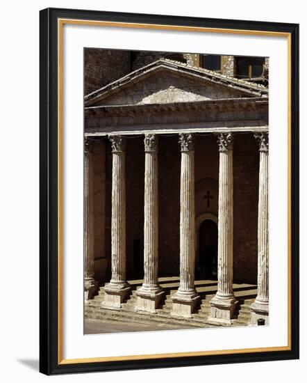 Temple of Minerva - Church of Santa Maria Sopra Minerva - Facade-Michelangelo Buonarroti-Framed Photographic Print