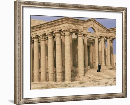 Temple of Mrn, Hatra, Unesco World Heritage Site, Iraq, Middle East-Nico Tondini-Framed Photographic Print