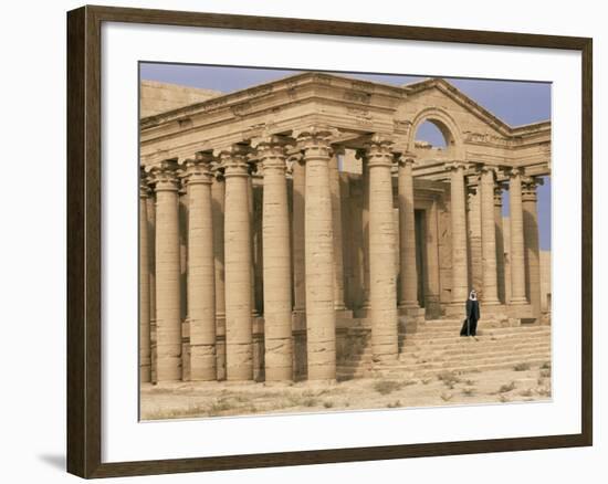 Temple of Mrn, Hatra, Unesco World Heritage Site, Iraq, Middle East-Nico Tondini-Framed Photographic Print