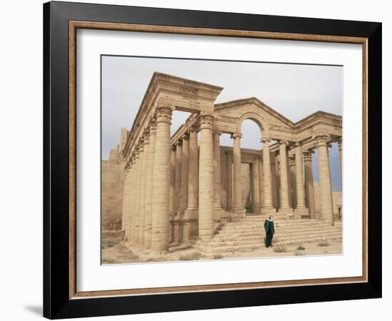 Temple of Mrn, Hatra, Unesco World Heritage Site, Iraq, Middle East-Nico Tondini-Framed Photographic Print