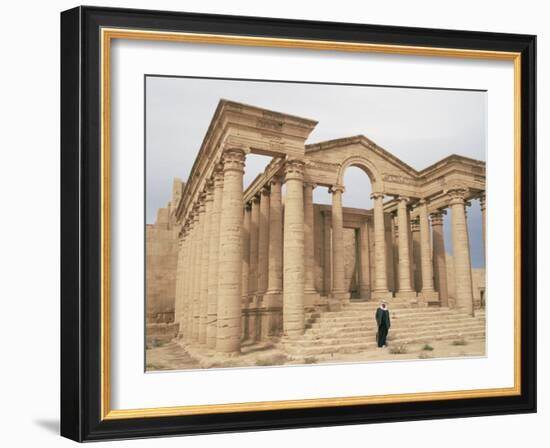 Temple of Mrn, Hatra, Unesco World Heritage Site, Iraq, Middle East-Nico Tondini-Framed Photographic Print