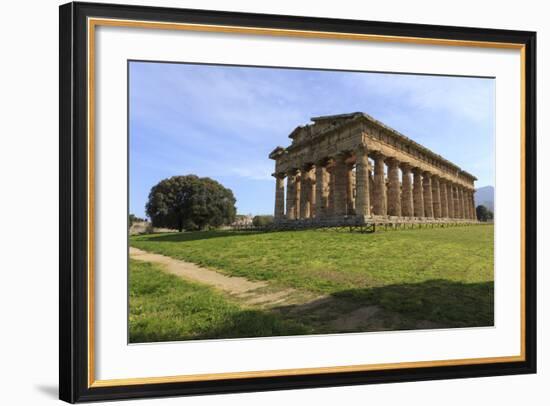 Temple of Neptune, 450 Bc, Largest and Best Preserved Greek Temple at Paestum, Campania, Italy-Eleanor Scriven-Framed Photographic Print