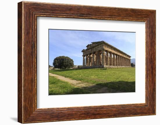 Temple of Neptune, 450 Bc, Largest and Best Preserved Greek Temple at Paestum, Campania, Italy-Eleanor Scriven-Framed Photographic Print