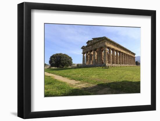 Temple of Neptune, 450 Bc, Largest and Best Preserved Greek Temple at Paestum, Campania, Italy-Eleanor Scriven-Framed Photographic Print