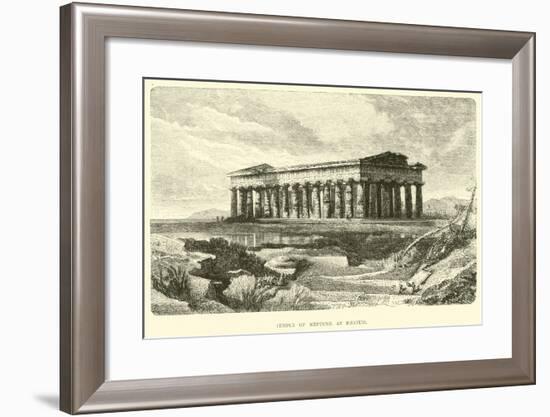 Temple of Neptune at Paestum-null-Framed Giclee Print