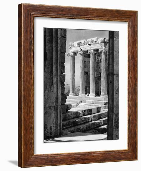 Temple of Nike, Athens, 1937-Martin Hurlimann-Framed Giclee Print