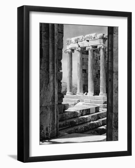 Temple of Nike, Athens, 1937-Martin Hurlimann-Framed Giclee Print