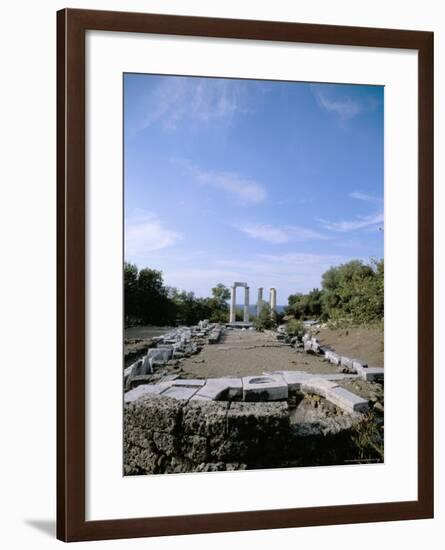 Temple of Nike, Samothraki (Samothrace), Aegean Islands, Greek Islands, Greece-Oliviero Olivieri-Framed Photographic Print
