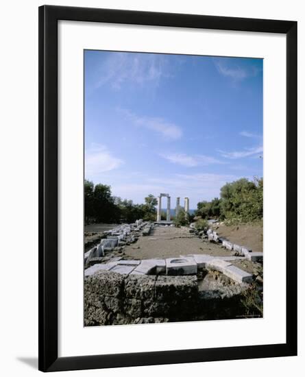 Temple of Nike, Samothraki (Samothrace), Aegean Islands, Greek Islands, Greece-Oliviero Olivieri-Framed Photographic Print