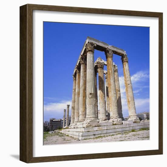 Temple of Olympian Zeus, Athens, Greece, Europe-Roy Rainford-Framed Photographic Print