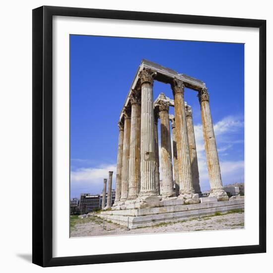 Temple of Olympian Zeus, Athens, Greece, Europe-Roy Rainford-Framed Photographic Print