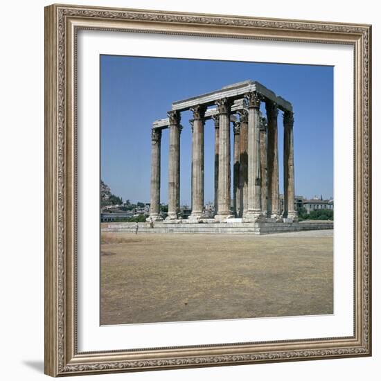 Temple of Olympian Zeus in Athens, 2nd Century Bc-CM Dixon-Framed Photographic Print