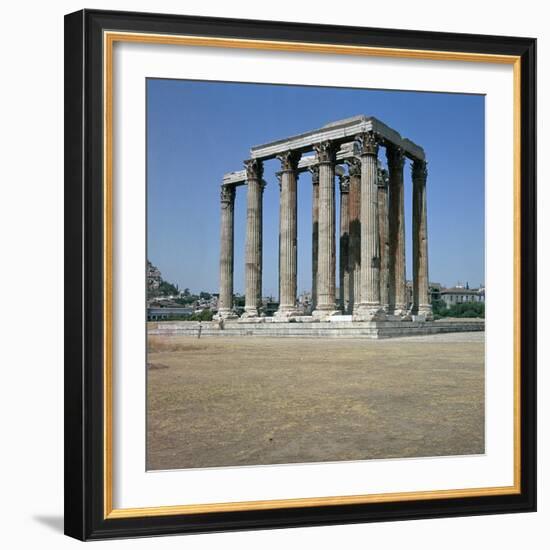 Temple of Olympian Zeus in Athens, 2nd Century Bc-CM Dixon-Framed Photographic Print