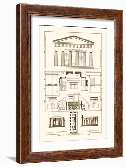 Temple of Poseidon at Paestum-J. Buhlmann-Framed Art Print