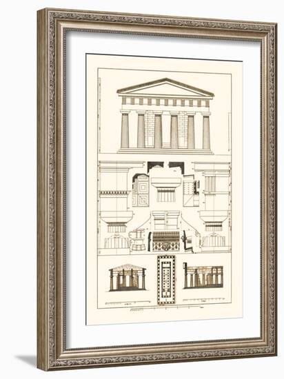 Temple of Poseidon at Paestum-J. Buhlmann-Framed Premium Giclee Print