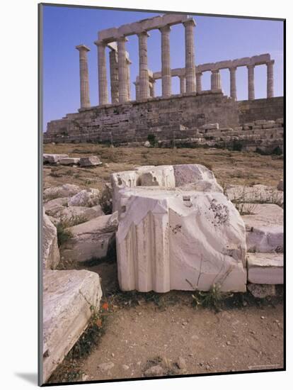 Temple of Poseidon, Cape Sounion, Greece-Ken Gillham-Mounted Photographic Print