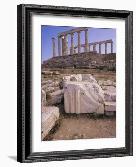 Temple of Poseidon, Cape Sounion, Greece-Ken Gillham-Framed Photographic Print