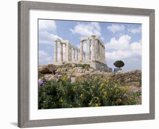 Temple of Poseidon-Richard Nowitz-Framed Photographic Print