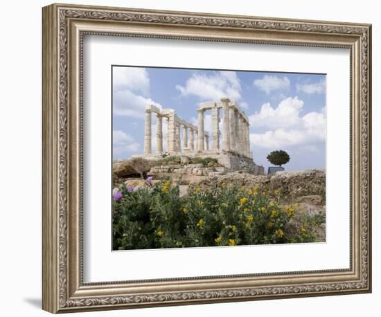 Temple of Poseidon-Richard Nowitz-Framed Photographic Print