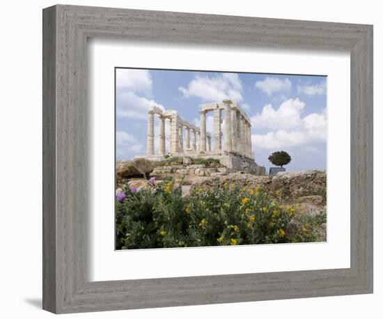 Temple of Poseidon-Richard Nowitz-Framed Photographic Print