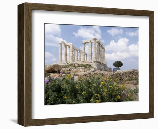 Temple of Poseidon-Richard Nowitz-Framed Photographic Print