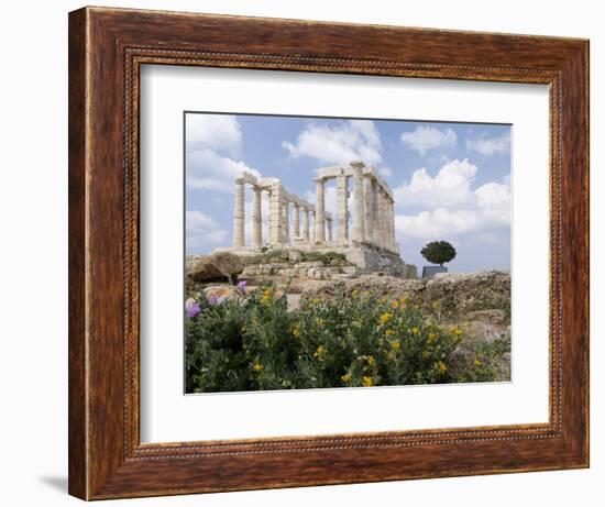 Temple of Poseidon-Richard Nowitz-Framed Photographic Print