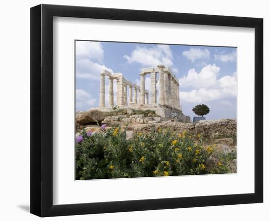 Temple of Poseidon-Richard Nowitz-Framed Photographic Print