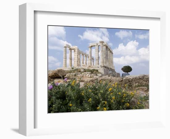 Temple of Poseidon-Richard Nowitz-Framed Photographic Print