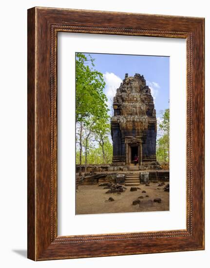 Temple of Prasat Neang Khmau, Dated 9th to 12th Century, Temple Complex of Koh Ker-Nathalie Cuvelier-Framed Photographic Print