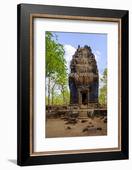 Temple of Prasat Neang Khmau, Dated 9th to 12th Century, Temple Complex of Koh Ker-Nathalie Cuvelier-Framed Photographic Print