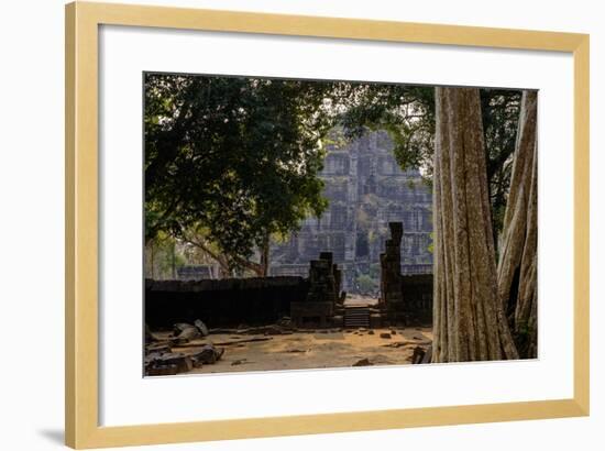 Temple of Prasat Thom (Prasat Kompeng), Dated 9th to 12th Century, Temple Complex of Koh Ker-Nathalie Cuvelier-Framed Photographic Print