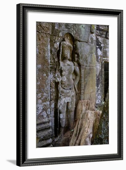 Temple of Prasat Thom (Prasat Kompeng), Dated 9th to 12th Century, Temple Complex of Koh Ker-Nathalie Cuvelier-Framed Photographic Print