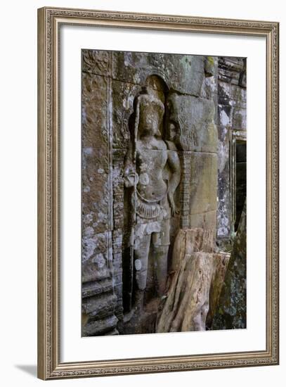 Temple of Prasat Thom (Prasat Kompeng), Dated 9th to 12th Century, Temple Complex of Koh Ker-Nathalie Cuvelier-Framed Photographic Print