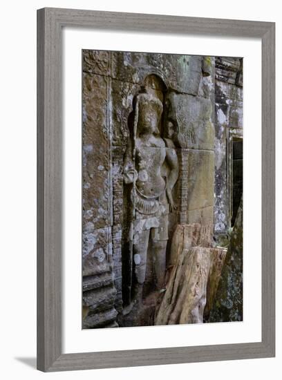 Temple of Prasat Thom (Prasat Kompeng), Dated 9th to 12th Century, Temple Complex of Koh Ker-Nathalie Cuvelier-Framed Photographic Print