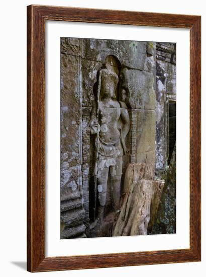 Temple of Prasat Thom (Prasat Kompeng), Dated 9th to 12th Century, Temple Complex of Koh Ker-Nathalie Cuvelier-Framed Photographic Print