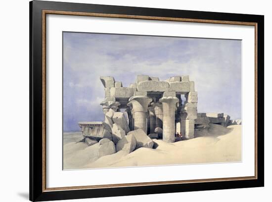 Temple of Sobek and Haroeris at Kom Ombo, 19th Century-David Roberts-Framed Giclee Print