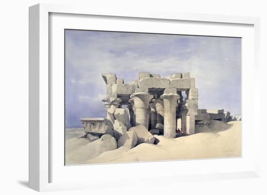 Temple of Sobek and Haroeris at Kom Ombo, 19th Century-David Roberts-Framed Giclee Print